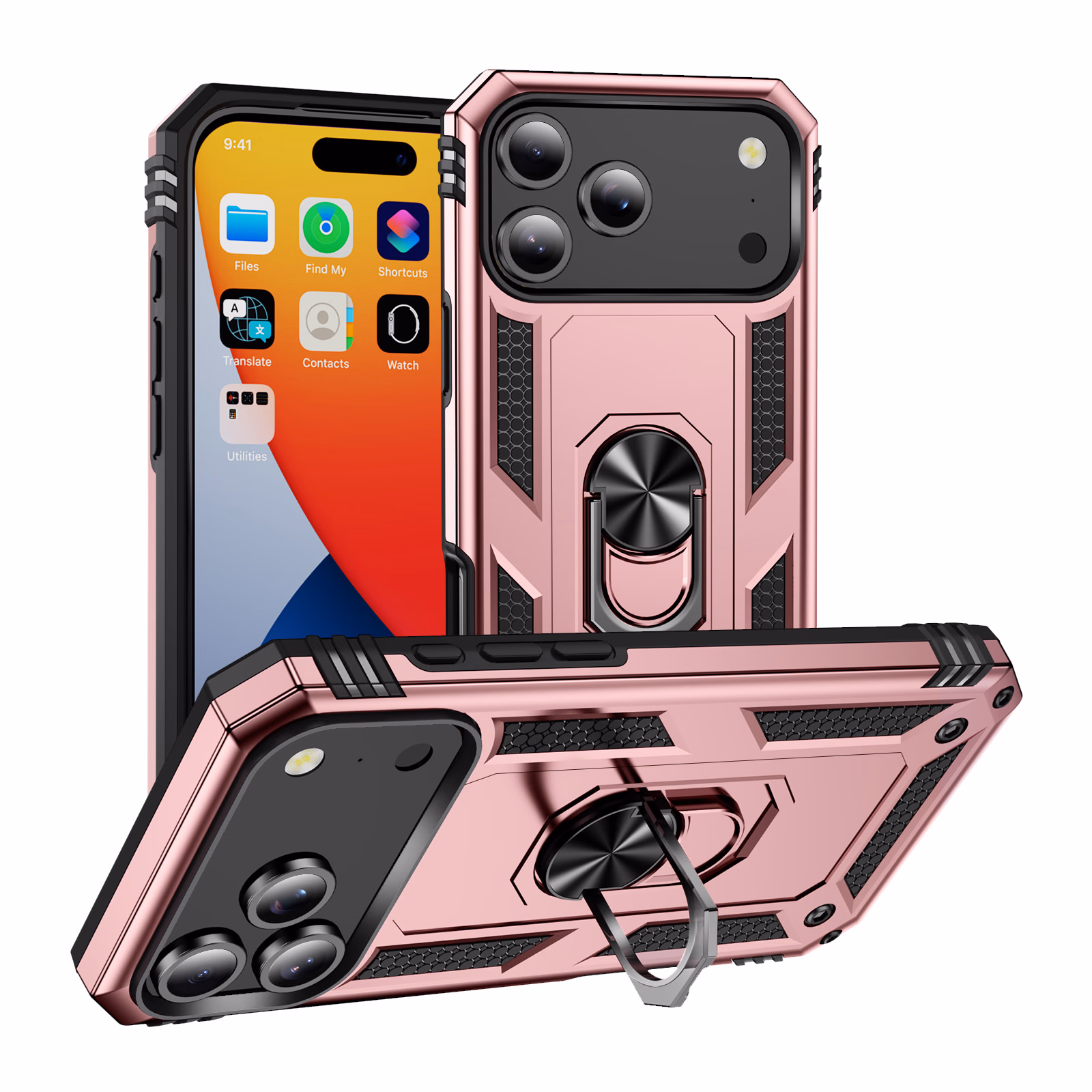 iPhone 17 Pro - Army Ring - Rose Gold